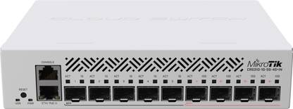 MikroTik CRS305-1G-5S-4S+IN Indoor Router 2.1 GHz 10240 Mbps Wifi Speed Single Band Ethernet (Cable Broadband)
