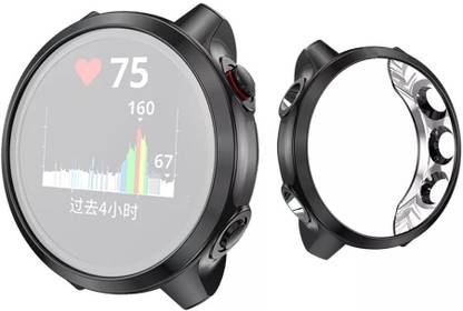 CallSmith Front and Back Screen Guard for Garmin Forerunner 645 Case with Built in Screen Protector , Soft TPU Ultra-Thin All Around Protective