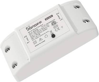 Sonoff Basic R2 WiFi Switch - Smart Wifi Switch for Home Automation, Smart WiFi Wireless Switch, 10A 2200W, Compatible with Alexa, Google Home, Free App Support Android & iOS Smart Switch