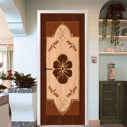 Decoration Designs 91.44 cm Self Adhesive Door Wallpaper Self Adhesive Sticker