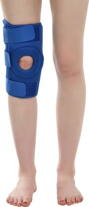 trigofit Hinged Knee Support Brace for Lateral Support With Dual Stabilizers Open Patella Knee Support