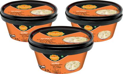 sangeeta Kesar Rasmalai |Kesar Flavour Rasmalai| (Pack of 3 - 100gm each) Box
