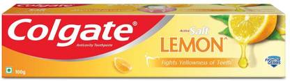 Colgate Active Salt Lemon Germ Fighting Toothpaste