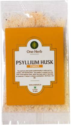 one herb Psyllium Husk Powder Natural 10g for Constipation & Digestion
