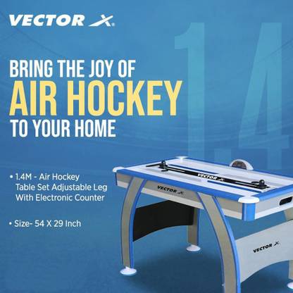 VECTOR X 1.4m Air Hockey Table Set with Electric Counter (54 X 29 inch) Air Hockey Table