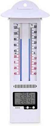 SMIC digital Max-Min thermometer for room temperature Analog and digital Aquarium Thermometer