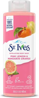 ST.IVES Pink Lemon Extracts Exfoliating Body Wash