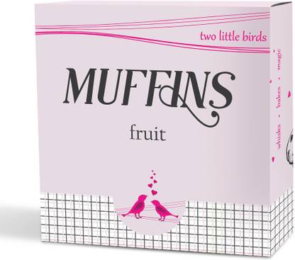 two little birds Fruit Muffins 130 gm, Fresh, Eggless Cookie Cake Biscuit