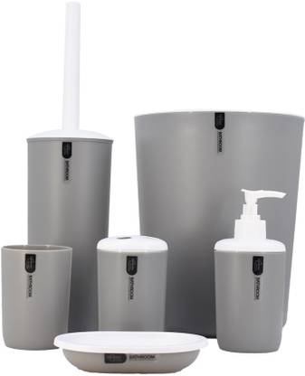 Kookee Acrylic Bathroom Accessories Set of 6 (8257) Acrylic Bathroom Set