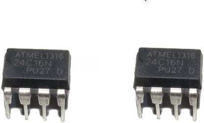 AEAAICO EEPROM 24C04 16K bit Serial I2C Bus IC DIP-8 Package Electronic Components Electronic Hobby Kit