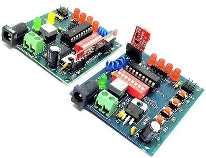 INVENTO 433Mhz Wireless RF Transmitter ReceiverBoard With HT12D HT12E upto 100 mtr range Automotive Electronic Hobby Kit