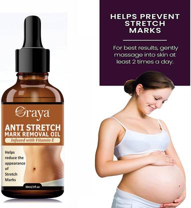 Oraya Premium Stretch Marks Scar removal oil cream during after pregnancy delivery-