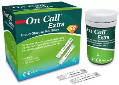 BB Healthy on call extra OGS-191- 50 Glucometer Strips