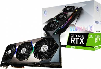 MSI GeForce RTX 3090 Ti SUPRIM X 24G GDDR6X 24 GB NVIDIA Chipset 384 bit 10752 MHz Graphics Card