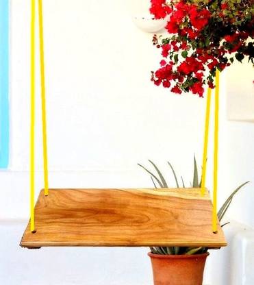 ZENRISE Burma teak 2 feet swing Wooden Small Swing
