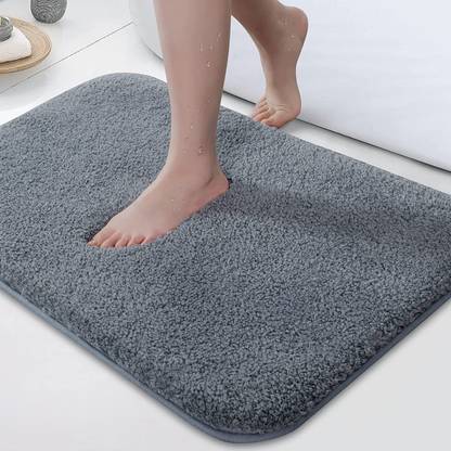 Chhogli Microfiber Bathroom Mat  (Gray, Medium) at Rs. 219