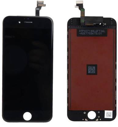 Bukuni LCD Mobile Display for Apple iPhone 6 black LCD With Touch Screen Display Glass Combo Folder