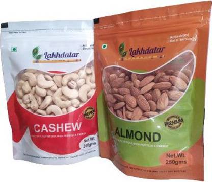 Lakhdatar Suppliers Tasty and Crunchy Cashews, Almonds