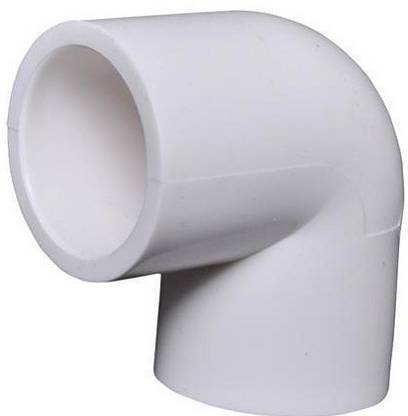 NEW WARE UPVC Elbow 1 Inch 90 Degree Pipe Fitting Coupling Bend (White ) 2-Way 90 Degree Elbow Pipe Joint