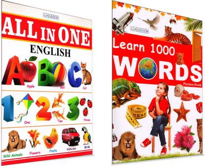 Learn 1000 Words, All In One English, Pack Of-02