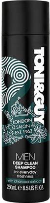 TONI&GUY Men Deep Clean Shampoo, Detoxifies & Removes Excess Oil & Buildup