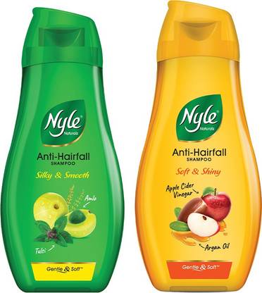 Nyle Soft & Shiny + Silky & Smooth Shampoo Combo Pack