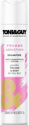 TONI&GUY Volume Addiction Shampoo, Gives Natural Volume & Bounce to Fine Hair