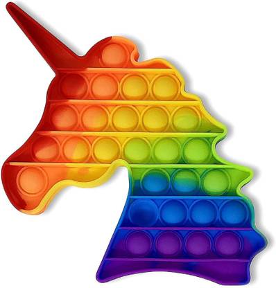 Popit Game for Kids & Toddlers Mini Popit & Popit Game Rainbow Color (Unicorn)