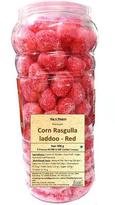 Veg E Wagon Corn Rasgulla laddoo Red Plastic Bottle