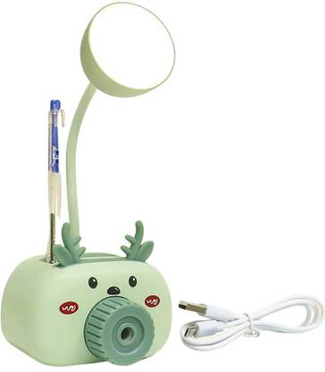 LightWay Rechargable Desk Lamp with pan holder and sharpner Study Lamp  (25 cm, Multicolor)