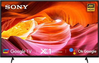SONY Bravia X75K 125.7 cm (50 inch) Ultra HD (4K) LED Smart Google TV with Google TV