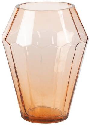 Home4U Ochre Flower Vase Medium Glass Vase