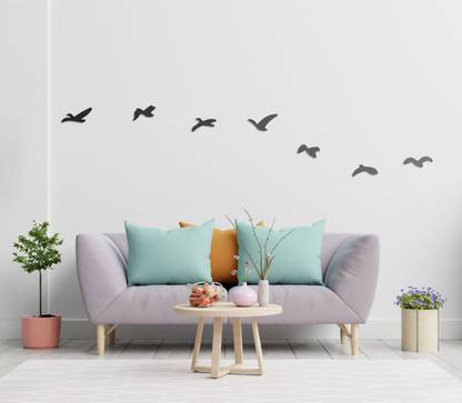 EES 7 Flying Birds, Metal Wall Art