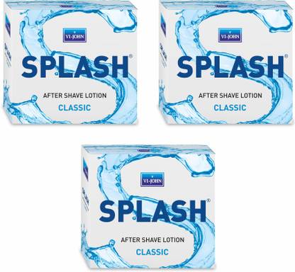 VI - JOHN After Shave Lotion Splash Pack Of 3 (bottle of 50 ml each)