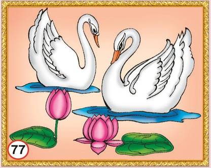 rawzone Ready To Paint Glass Painting Design No - 77