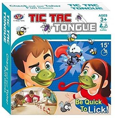 Kandle Frog mouth Tic-Tac Tongue Chameleon Tongue Funny Board Game For Family Party Toy Party & Fun Board Game