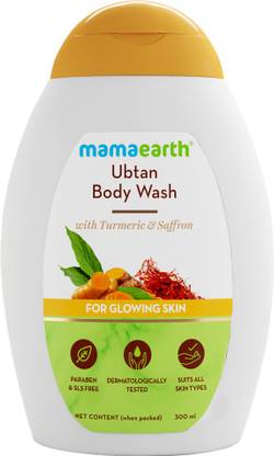 Mamaearth Ubtan Body Wash With Turmeric & Saffron for Glowing Skin