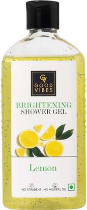 GOOD VIBES Lemon Brightening Shower Gel