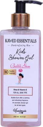KAVED ESSENTIALS Kids Bubble Gum Shower Gel - (250ml)