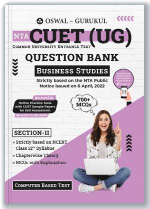 Oswal - Gurukul NTA CUET (UG) Business Studies Question Bank : 700+ MCQs with Chapterwise Theory, Previous Year Solved Paper, NCERT Syllabus, Common University Entrance Test(Computer Based)
