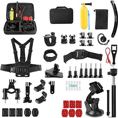 MMTX All in 1 Action Camera Accessories Kit for GoPro Hero 1/2/3/3/4/5 Hero 4/5 Battery Grip