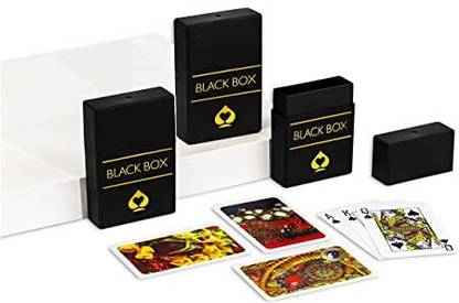 Parksons BLACK BOX 100% PLASTIC PLAYING CARDS (3 PCS)