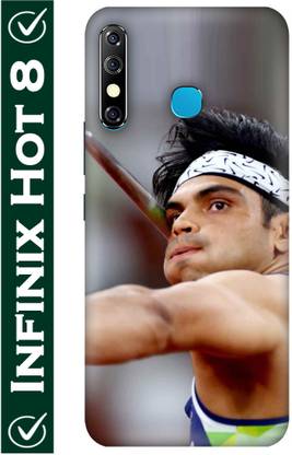 FULLYIDEA Back Cover for Infinix Hot 8, Infinix Hot 8, Neeraj Chopra, Javelin Throw, Sports