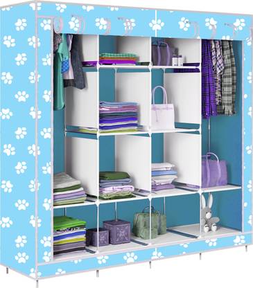 SPIRITED D2 Baby Foot Print Carbon Steel Collapsible Wardrobe