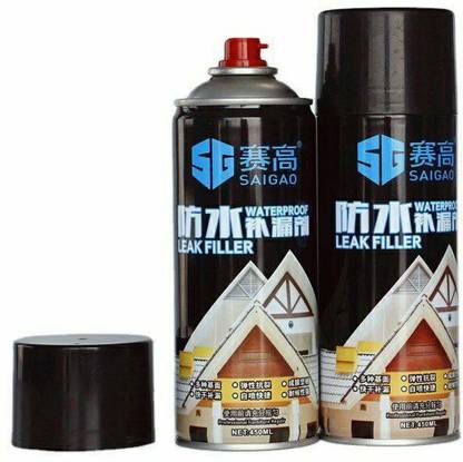 Peijinsart Leak Seal Rubber Coating Waterproof Spray 450 ml (Pack of 1) Crack Filler