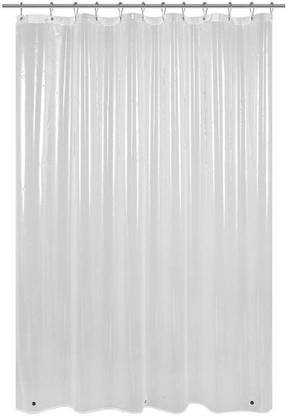 DPA Collection 305 cm (10 ft) PVC Transparent Long Door Curtain Single Curtain