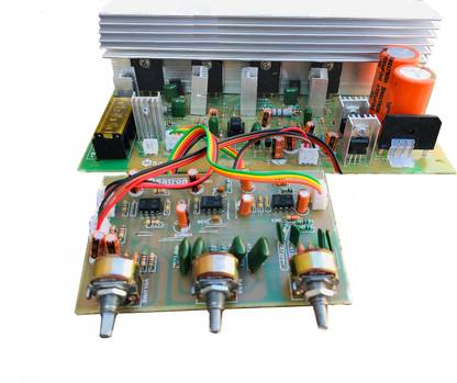 Pcb And Electronics 1200WATT 2SC5200 AMPLIFIER BOARD WITH BASS TREBLE BOARD PREINSTALED HIGH QUALITY Electronic Components Electronic Hobby Kit