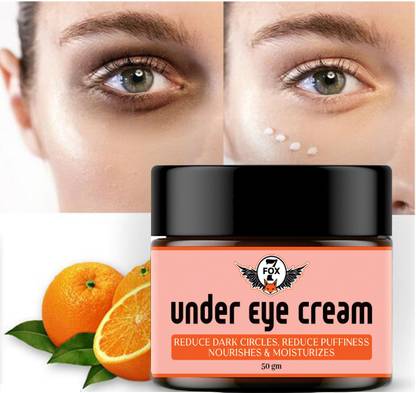 7 FOX Under Eye Cream with Retinol & Peptides to Lighten Dark Circles & Wrinkles-