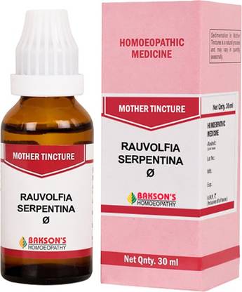 Bakson's Homoeopathy Rauvolfia Serpentina Q Mother Tincture