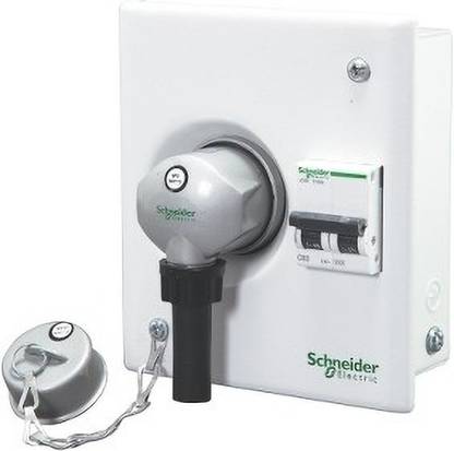 Schneider Electric Acti 9 - Metal P&S Unit - single door - 20A 1P+N+E 2Mod
(A9HMS220) A9HMS220 MCB